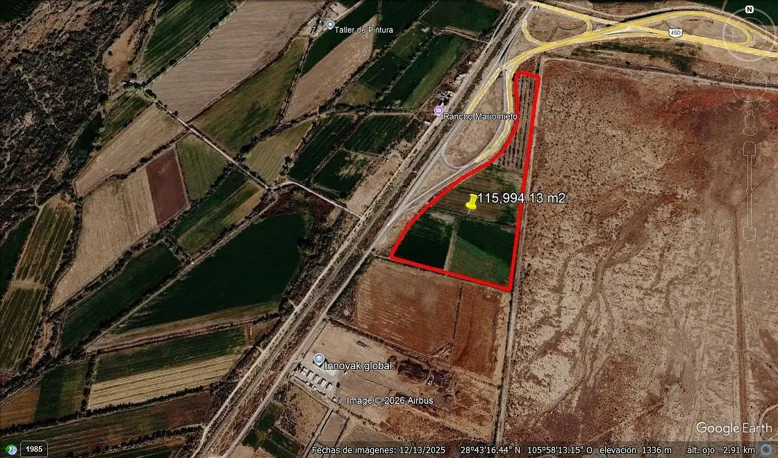 Rancho de emnedio terreno en venta junto a libramiento Oriente — foto 2