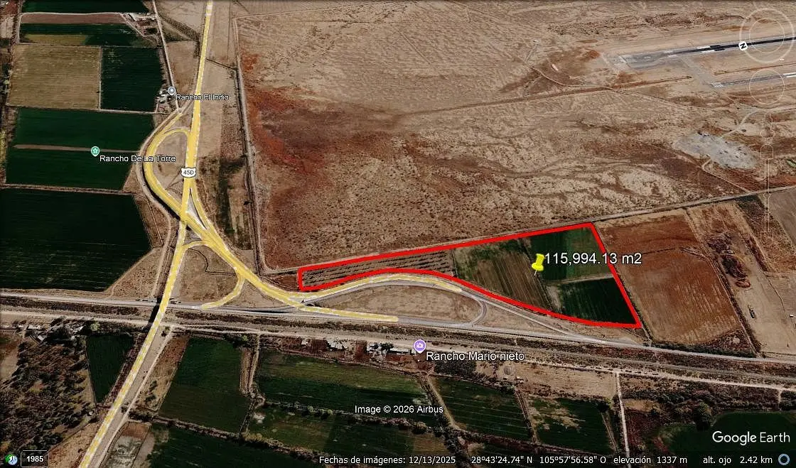 Rancho de emnedio terreno en venta junto a libramiento Oriente — foto 3