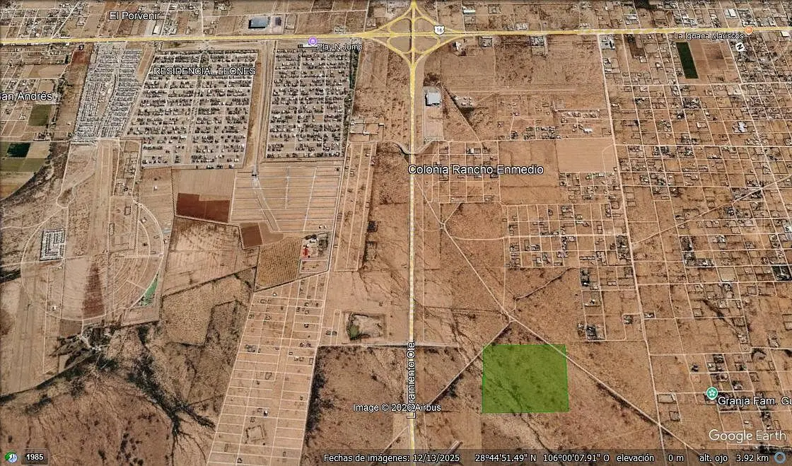 Zona Tabalaopa amplio terreno en libramiento Oriente y libramiento a Aldama — foto 2