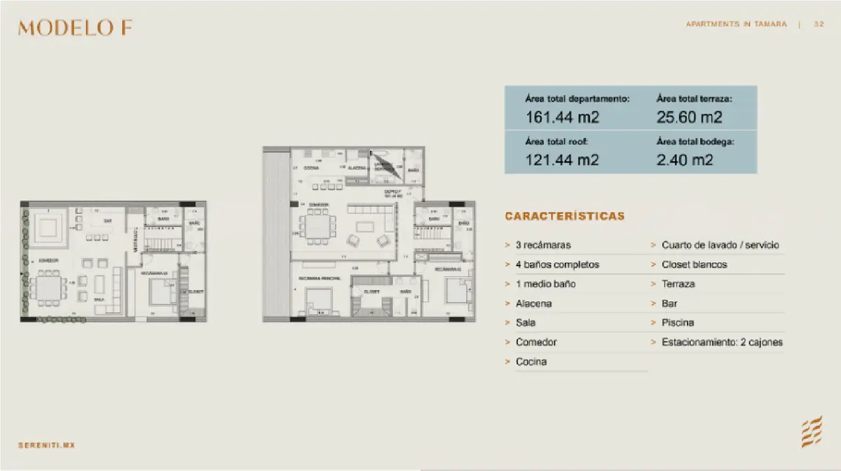 Departamento en preventa Sereniti Apartments modelo F — foto 6