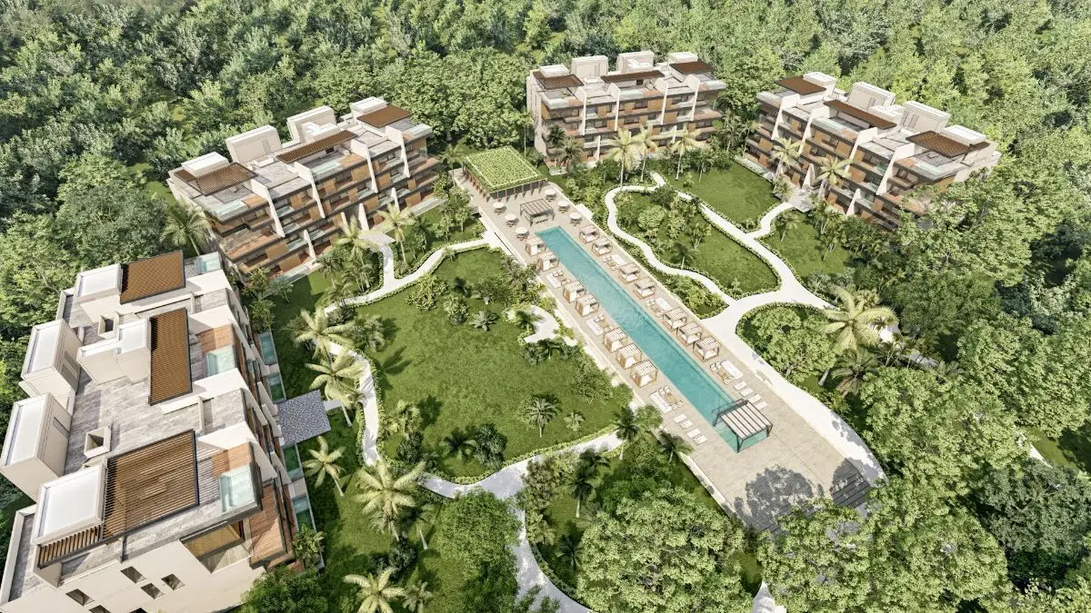 Departamentos en Xcanatun Residence, Modelo C - 1 Recámara — foto 4
