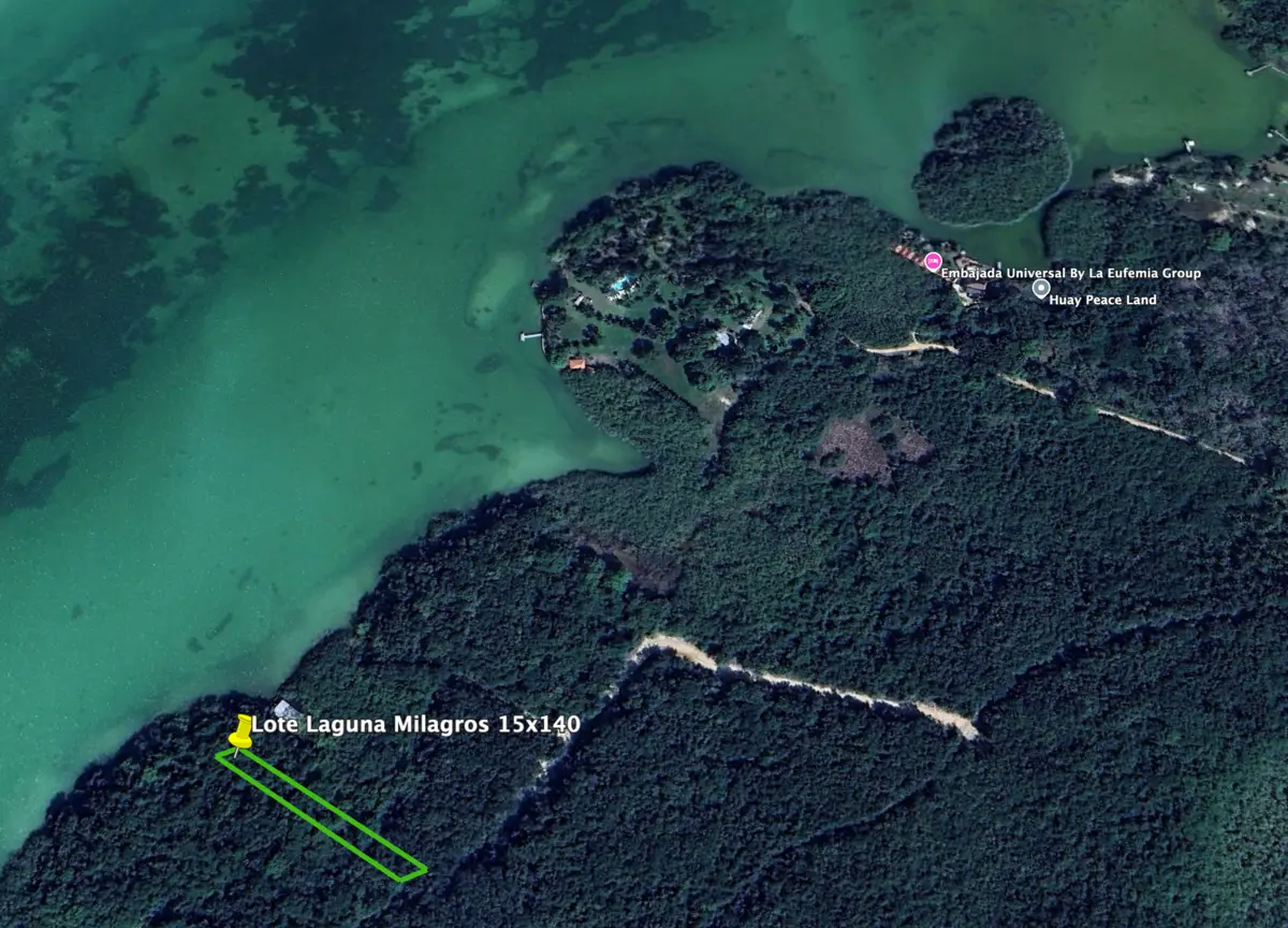 Terreno en Venta frente a la Laguna Milagros, BACALAR — foto 2
