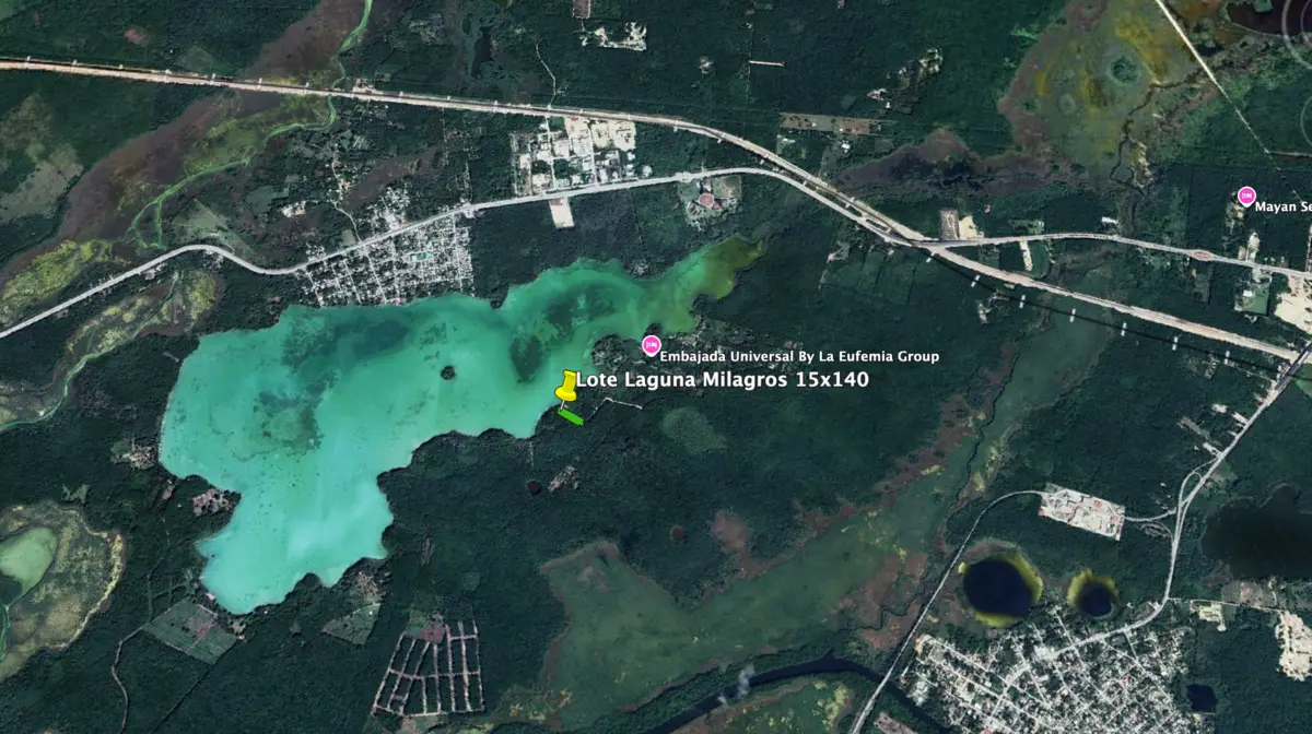 Terreno en Venta frente a la Laguna Milagros, BACALAR — foto 5