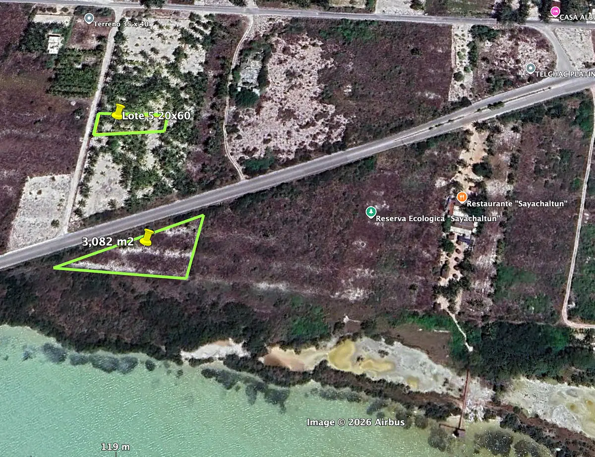 Terreno en Venta en Telchac, frente a carretera — foto 3