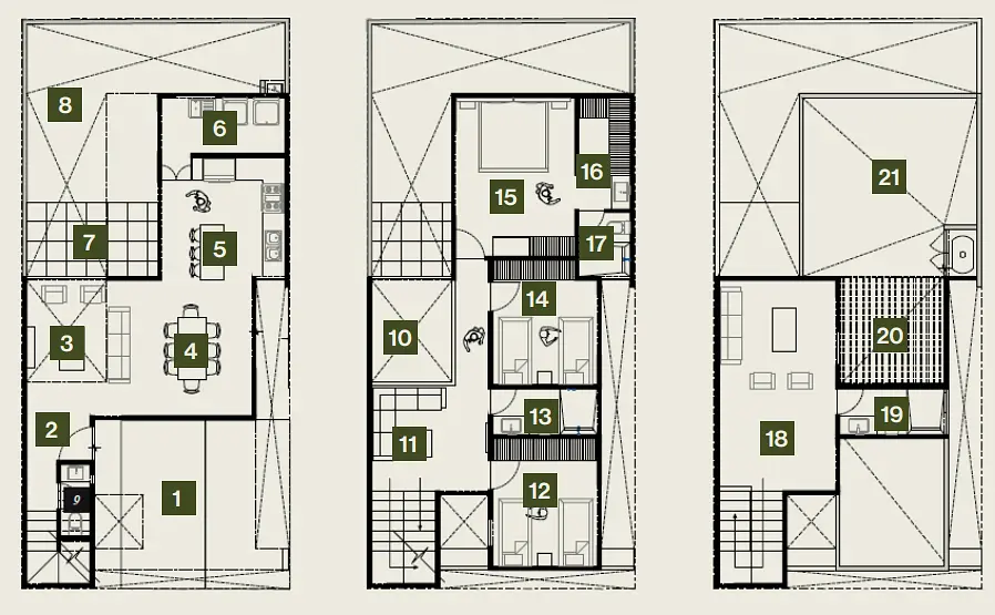 Casa 3 recamaras con doble altura y rooftop — foto 2