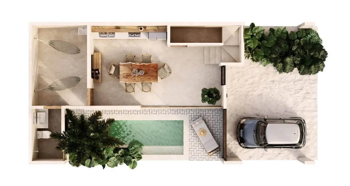 Townhouse Rooftop Nuevo en Venta cerca del Mar Telchac Yucatan — foto 6