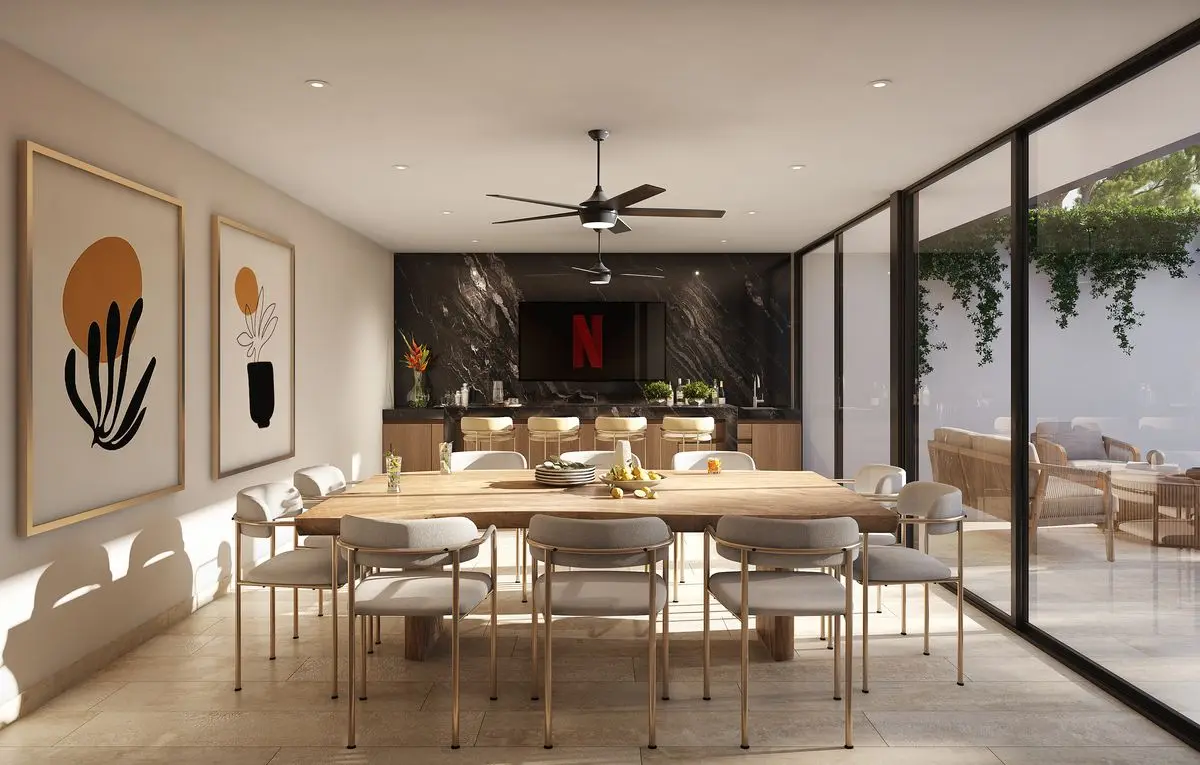 Departamento en Venta con Terraza en Bua, Temozón Norte — foto 4