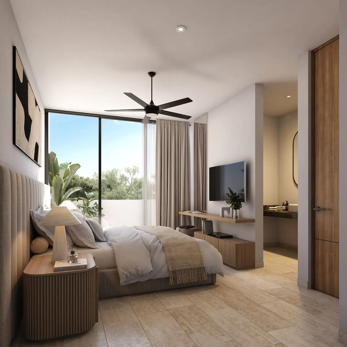 Departamento en Venta con Terraza en Bua, Temozón Norte — foto 6