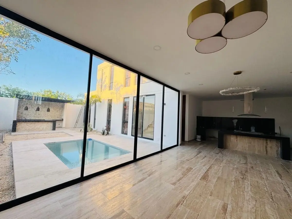 En Venta Preciosa Casa de Diseño Único en Exclusiva Privada Soluna Temozon — foto 3