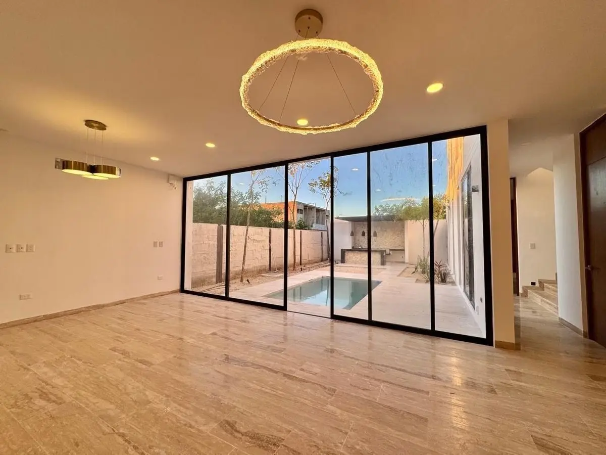 En Venta Preciosa Casa de Diseño Único en Exclusiva Privada Soluna Temozon — foto 4