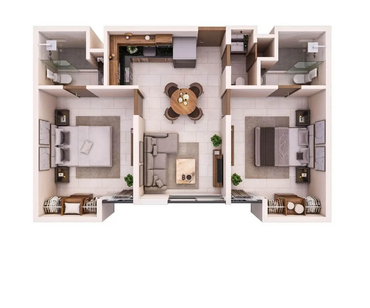 En Venta Departamento de 2 Recámaras en Ozalia, Temozón Norte — foto 5