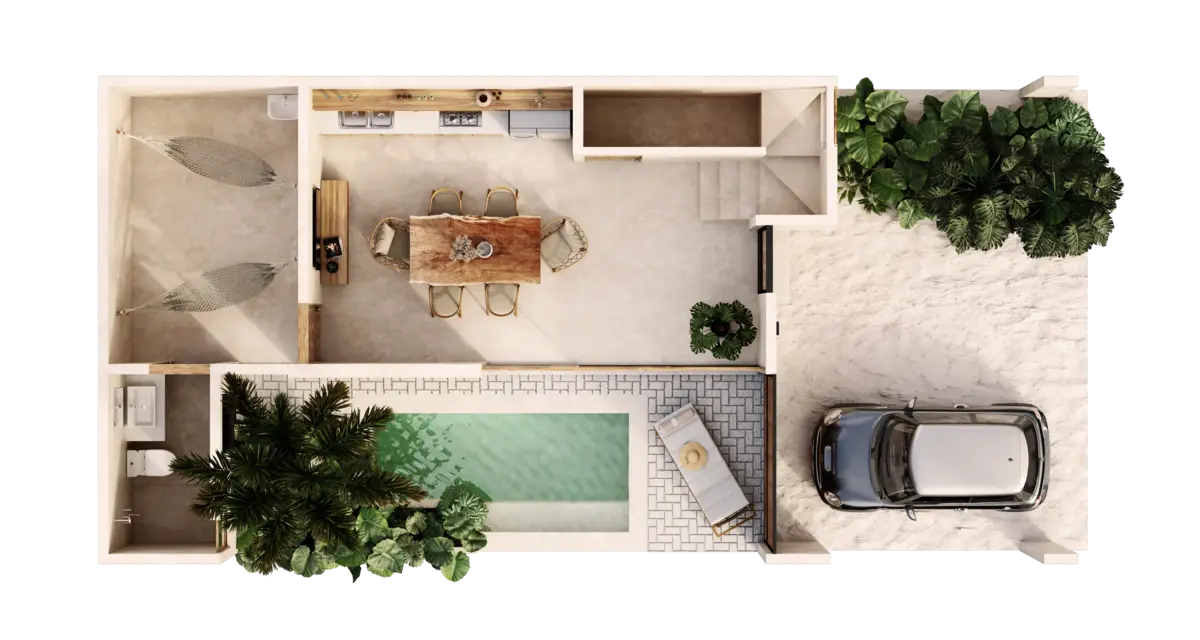 Casa en Venta de 3 Plantas en Costa Arena, San Benito — foto 5