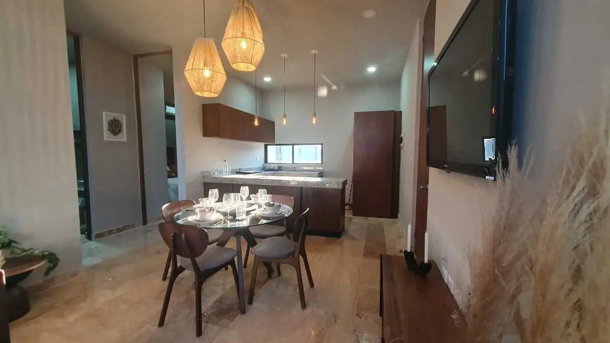 Departamento en Venta de Dos Recamaras en Jardines de Mukava, Cholul — foto 4