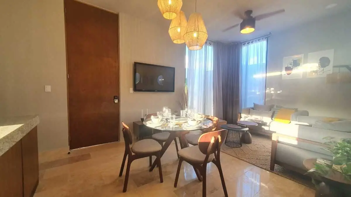Departamento en Venta de Dos Recamaras en Jardines de Mukava, Cholul — foto 5