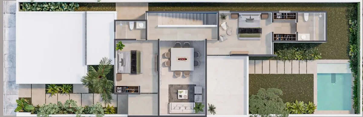 En Venta Casa en Residencial Xcanatún de Dos Plantas — foto 4