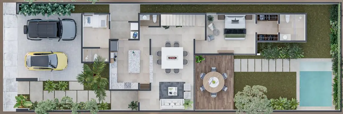 En Venta Casa en Residencial Xcanatún de Dos Plantas — foto 5