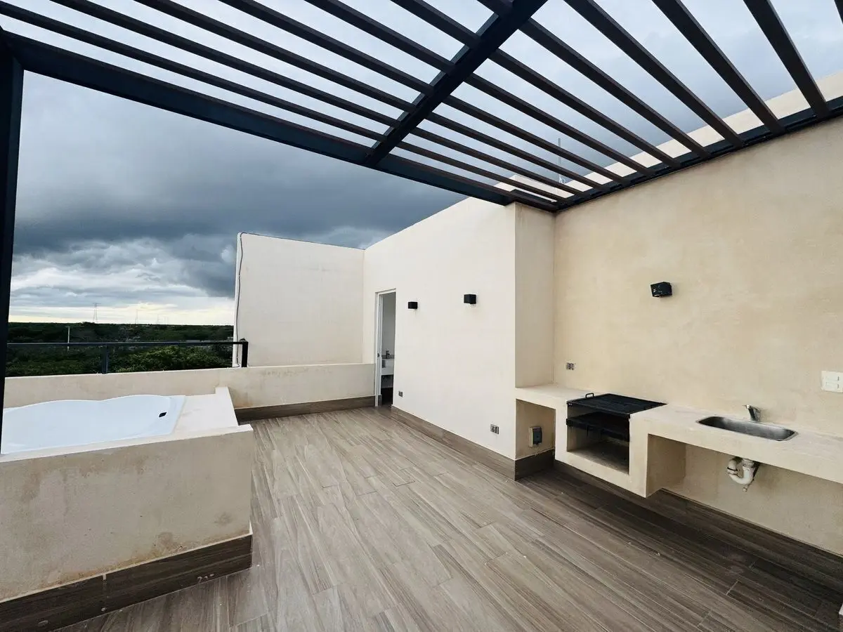 Departamento Tipo Penthouse Semi Amueblado en Temozon — foto 3