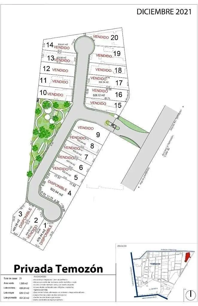 En Venta Lote Residencial en Privada Temozón — foto 2