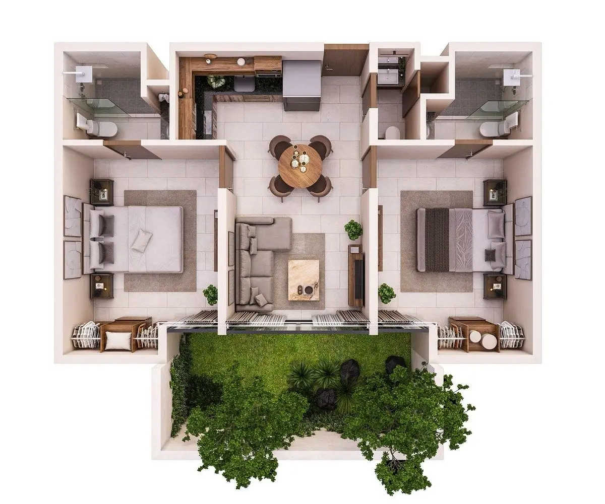 Departamento en Venta con Amenidades en Ozalia, Temozón Norte — foto 4