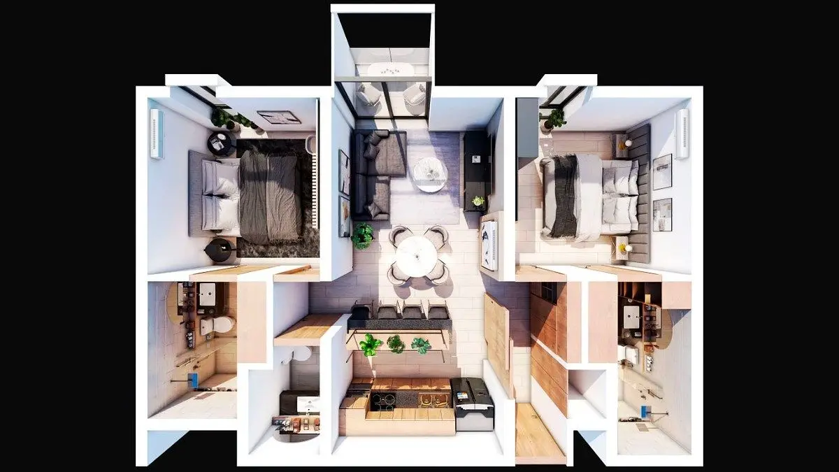 En Venta Departamento con Balcón en Slaka, Santa Gertrudis Copo — foto 6