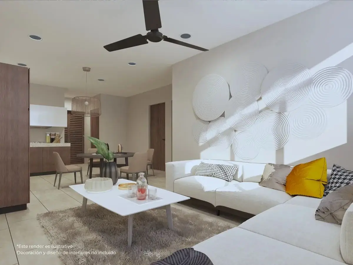 En Venta Departamento de una Recámara con Roof Top | Azana, Temozón Norte | — foto 3