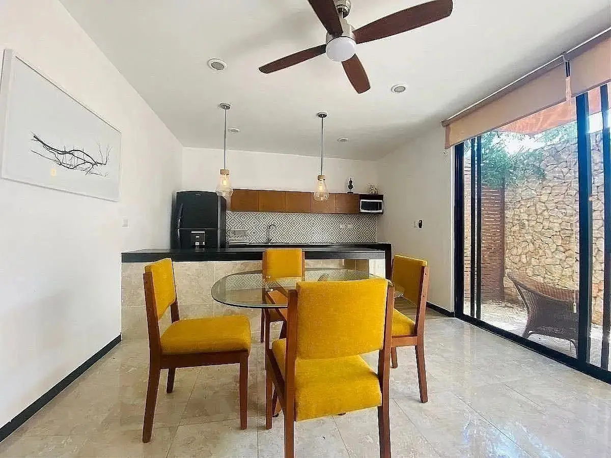 Departamento en Corazón Temozon en Planta Baja, Amueblado y Amenidades