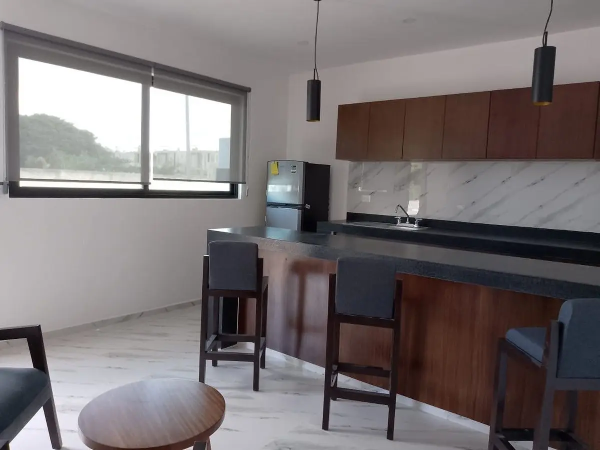 En Renta Departamento Amueblado de una Recámara en Bellavista, Dzityá — foto 3