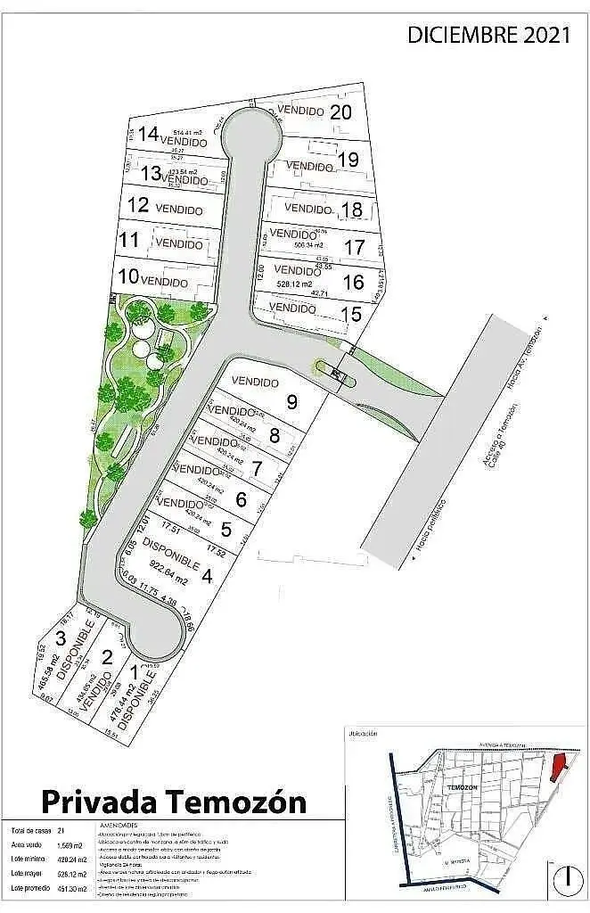 En Venta Lote Residencial en Privada Temozón — foto 2