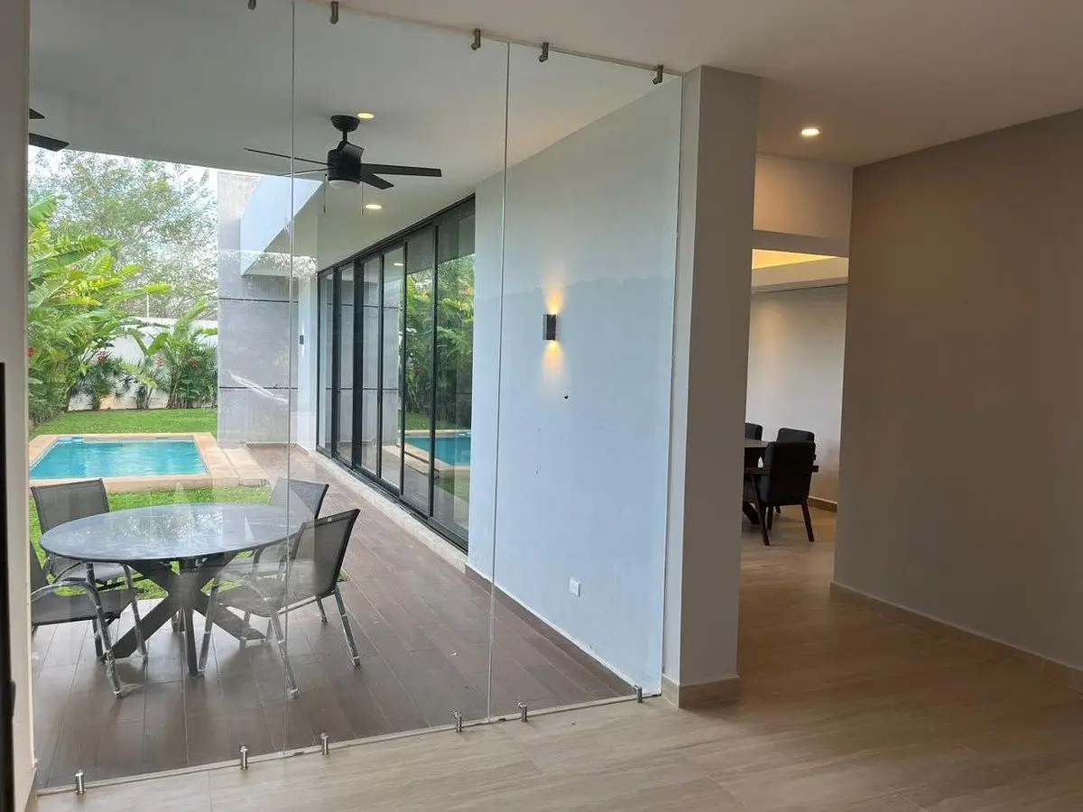 Casa en Renta Amueblada de 3 Recámaras con Alberca en Conkal — foto 2