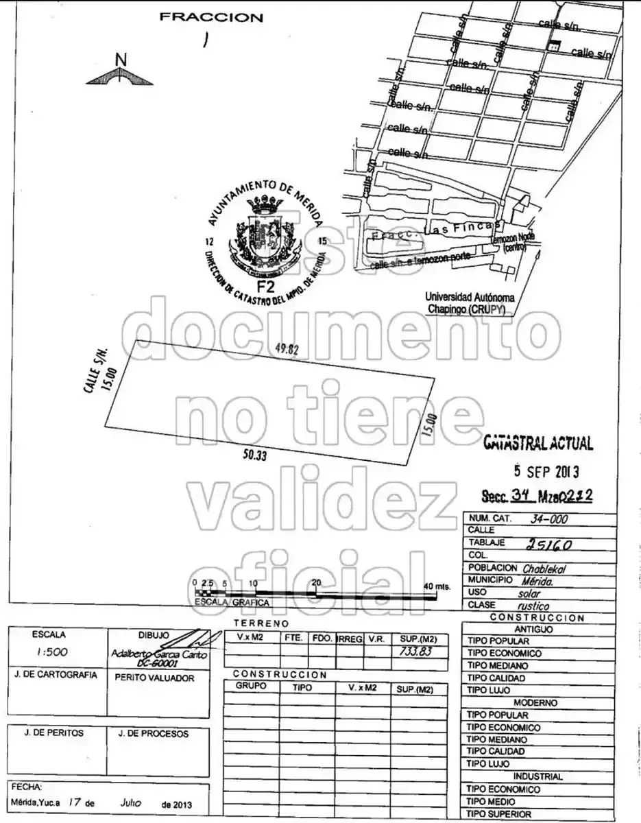 Terreno Residencial en Venta a Media Cuadra de la Av. Principal | Temozón Norte — foto 3