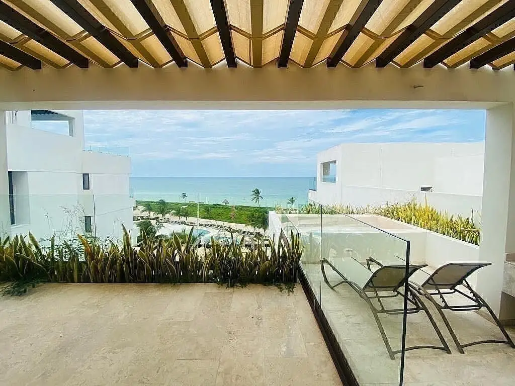 Departamento de Lujo Tipo Penthouse Frente al Mar en Almares Telchac Yucatan — foto 2