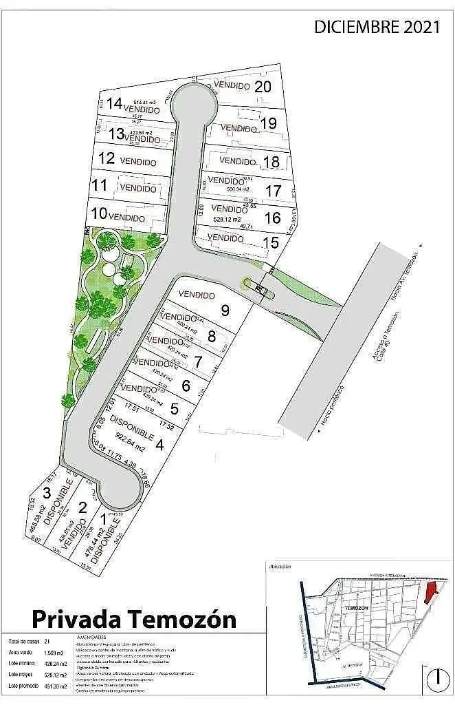 En Venta Lote Residencial en Privada Temozón — foto 2