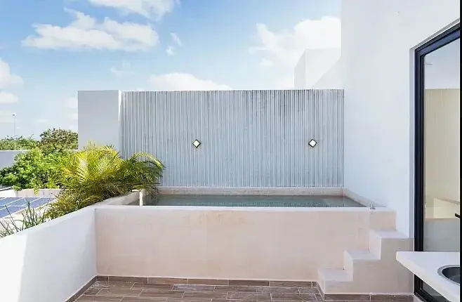 En Renta Townhouse a Estrenar Dentro de Privada | Temozón 36 |