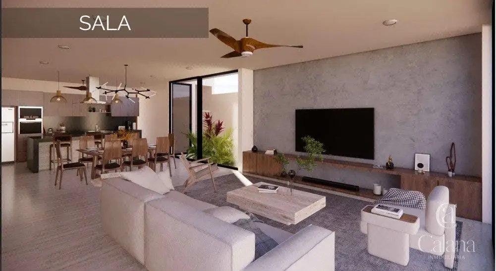 Casa en Venta con Piscina en Priv. Soluna, Temozón — foto 2