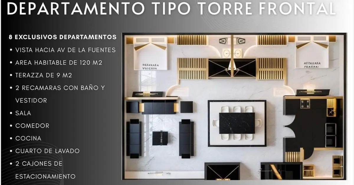 Departamentos con Áreas en Tecamachalco 2028 — foto 4
