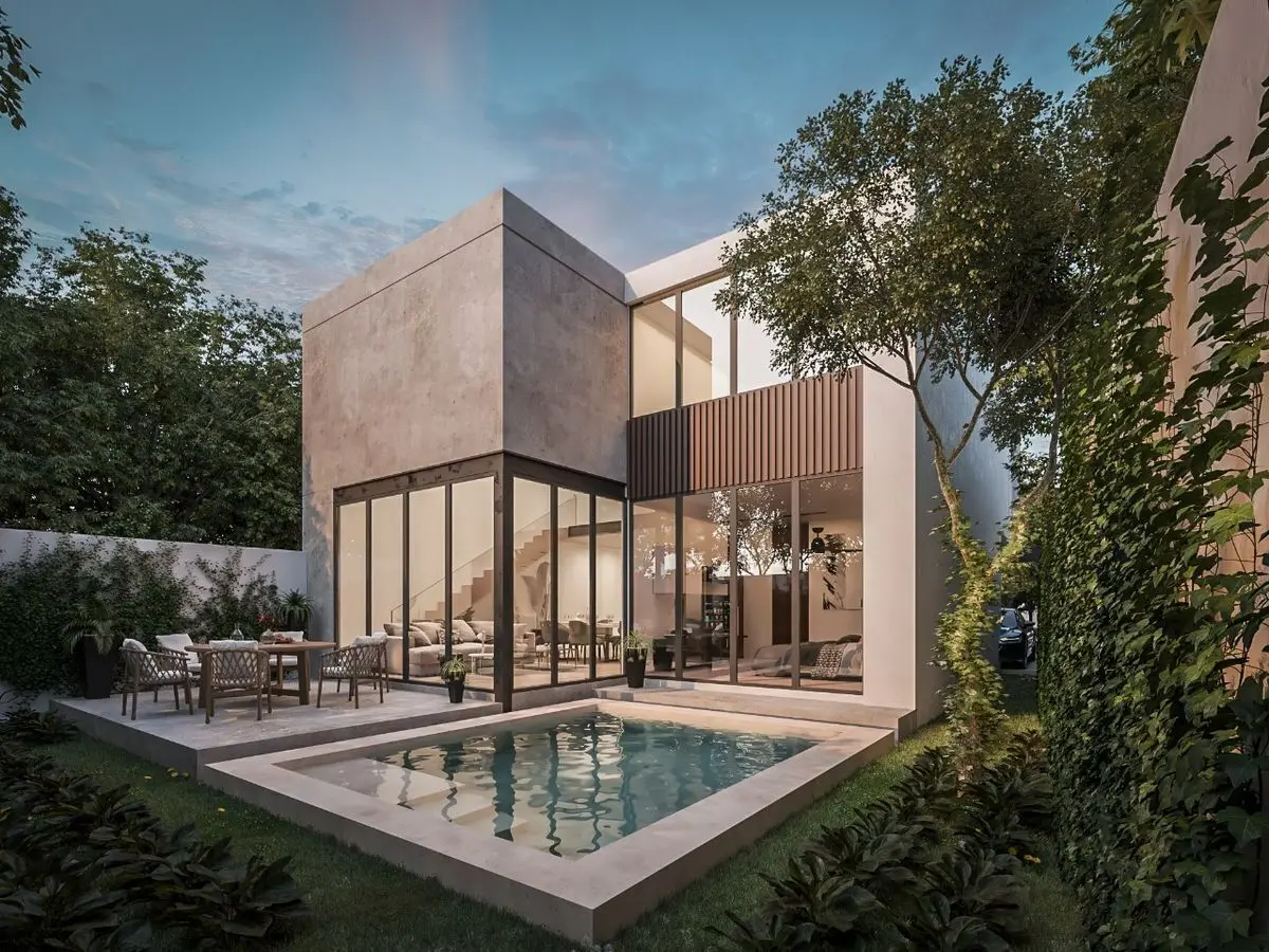 Preventa Hermosa Casa de 3 Recamaras Ubicada en una Privada en Temozon Norte — foto 2