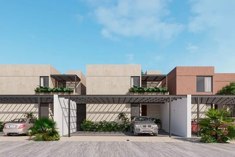 Casa de Dos Planta Ubicada en Privada con Amenidades en el Norte de Merida