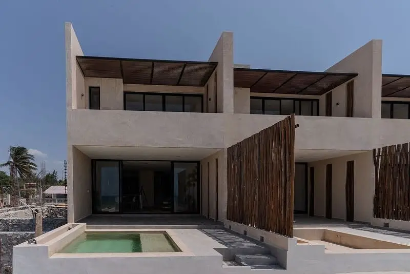 Casa Tipo Villa de 3 Recamaras Frente al Mar de Telchac — foto 3