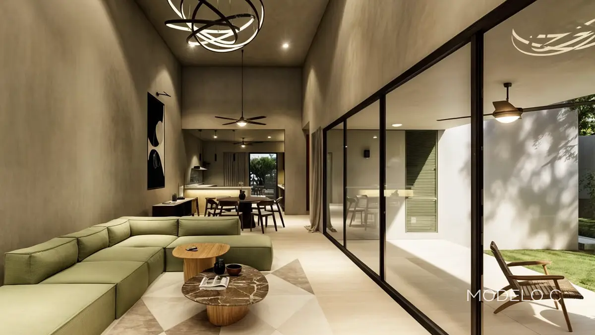 Casa de una Planta y Tres Recamaras Ubicada en el Norte de Merida — foto 2