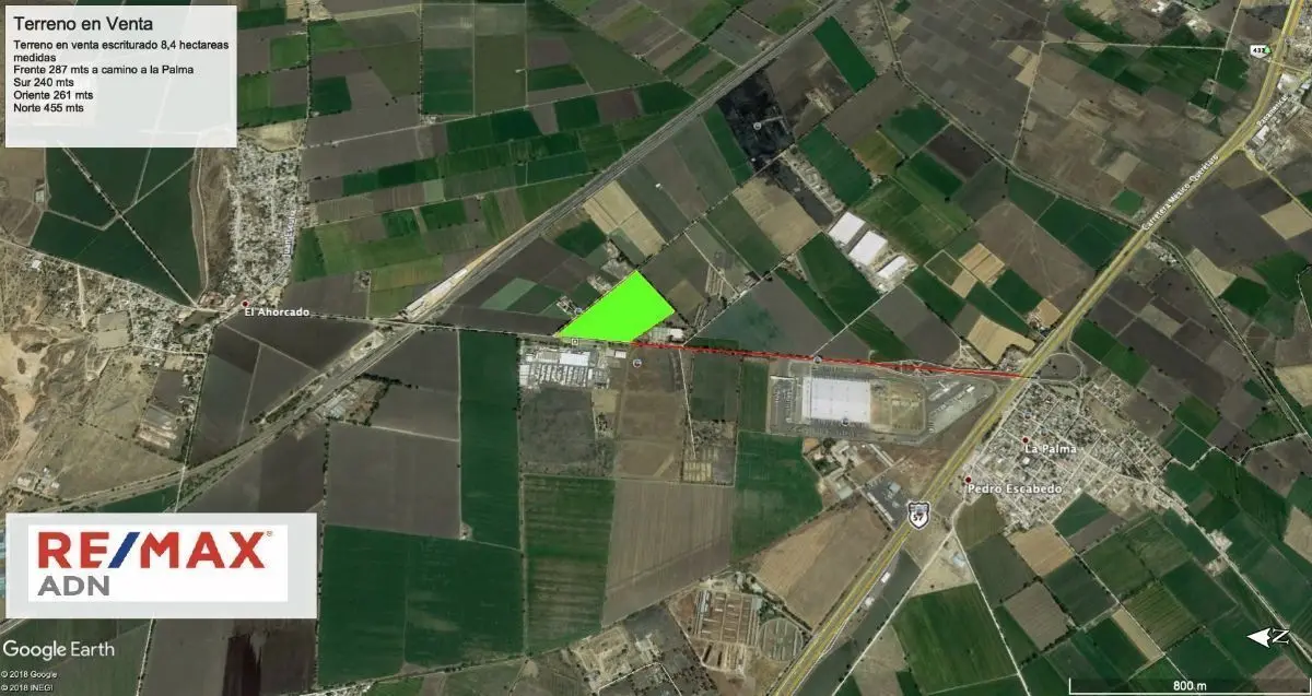 Terreno Industrial en Venta el Ahorcado Pedro Escobedo — foto 3