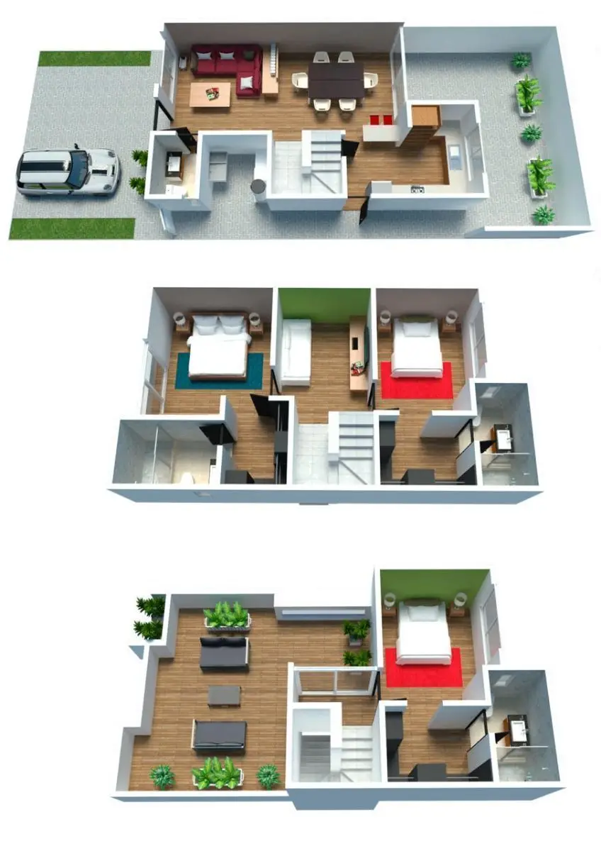 casas en venta con roof Garden en Zibatá, El Marques Queretaro — foto 3