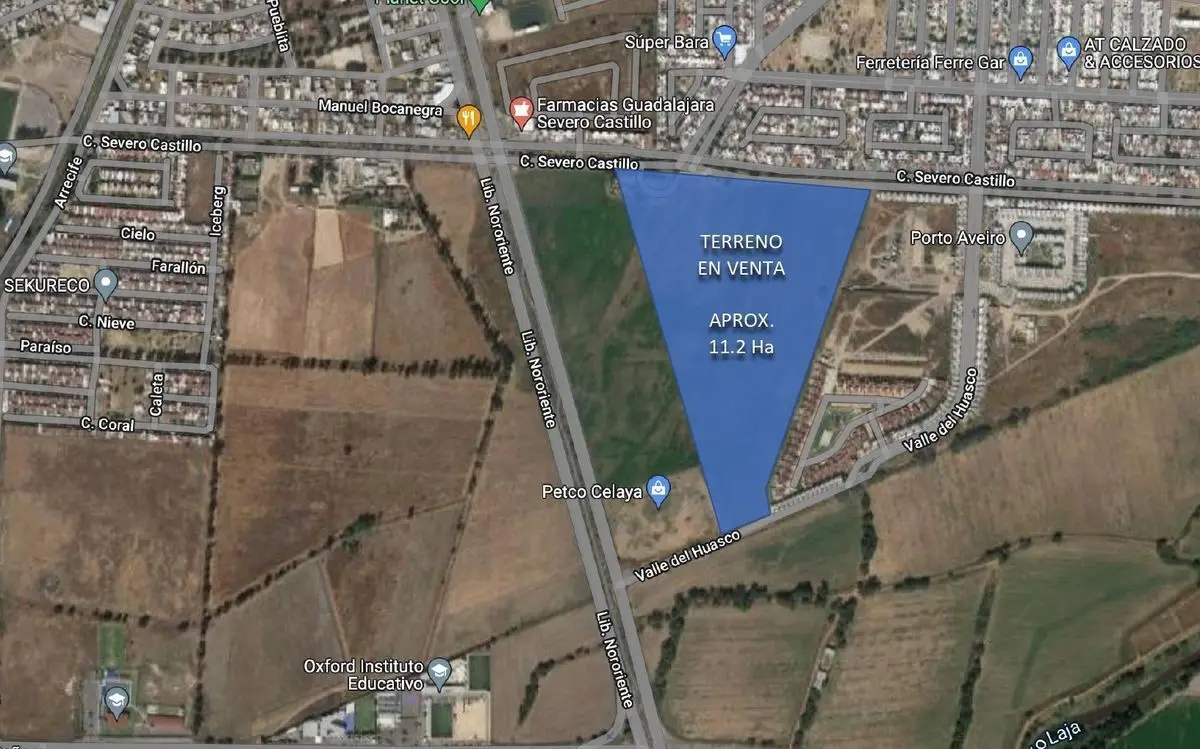 Terreno Comercial en Venta Celaya Guanajuato Eje Nororiente