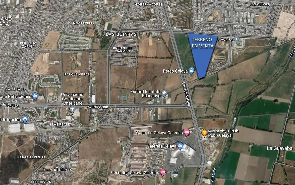 Terreno Comercial en Venta Celaya Guanajuato Eje Nororiente — foto 2