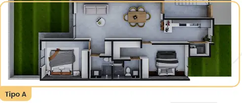 Departamento Tipo Loft en Venta en Residencial Unio en el Refugio — foto 2