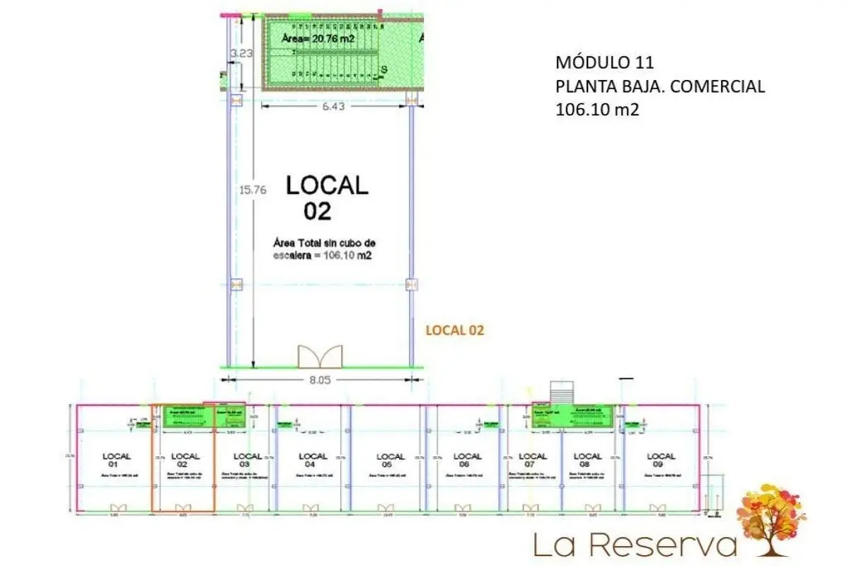 Venta Local Comercial para Inversionistas en Pb la Reserva el Campanario Quereta — foto 5