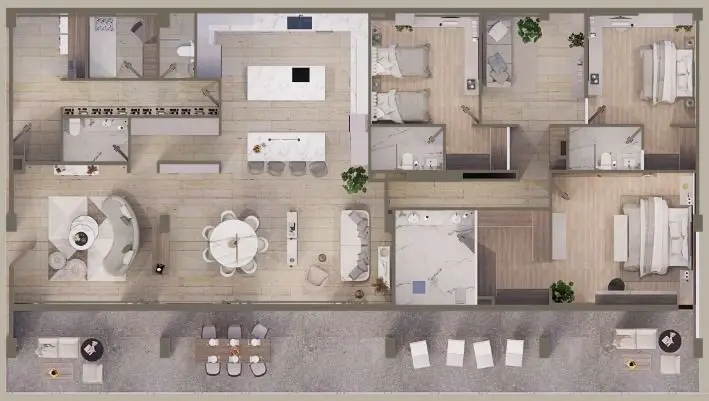 Penthouse en Preventa Loma Dorada Queretaro — foto 2