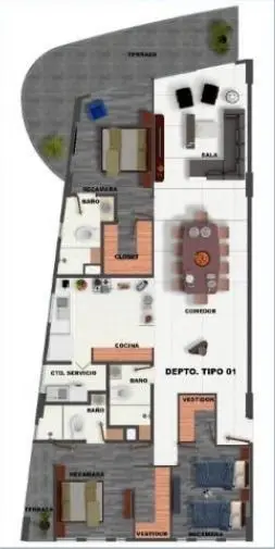 Venta Penthouse The Grand Living Zibata Queretaro — foto 5