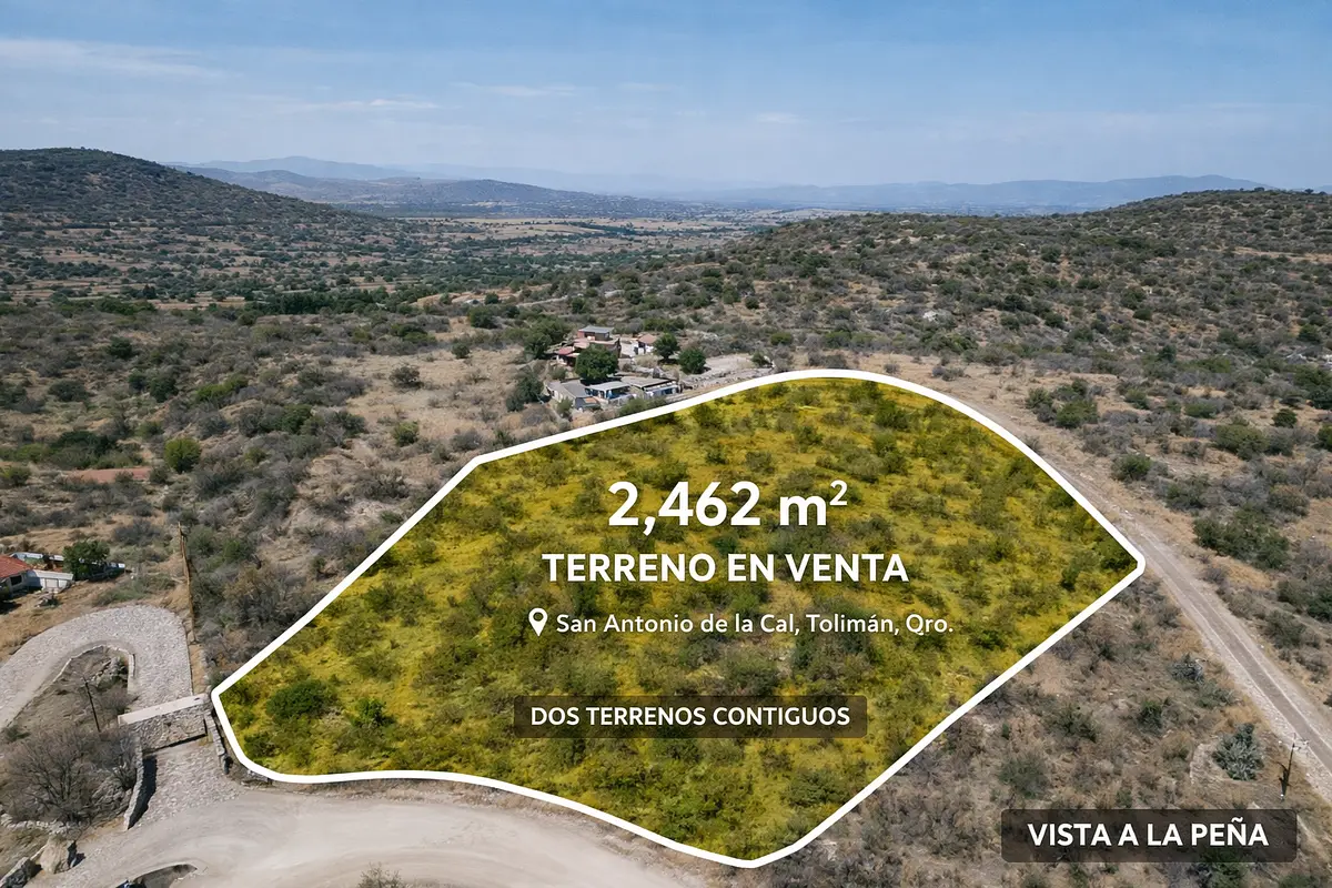 Terrenos en Venta en Toliman San Antonio de la Cal Queretaro