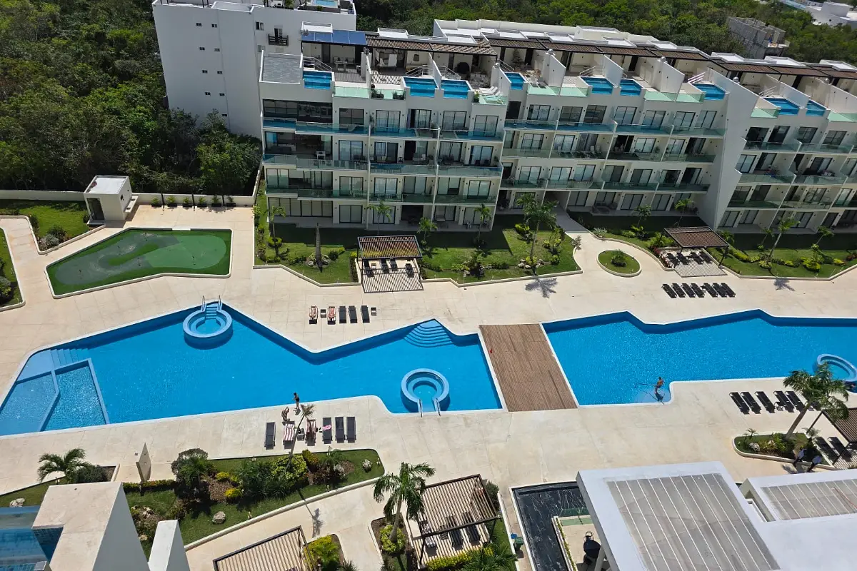 Departamento amueblado en renta Valle Aurora Playa del Carmen — foto 2