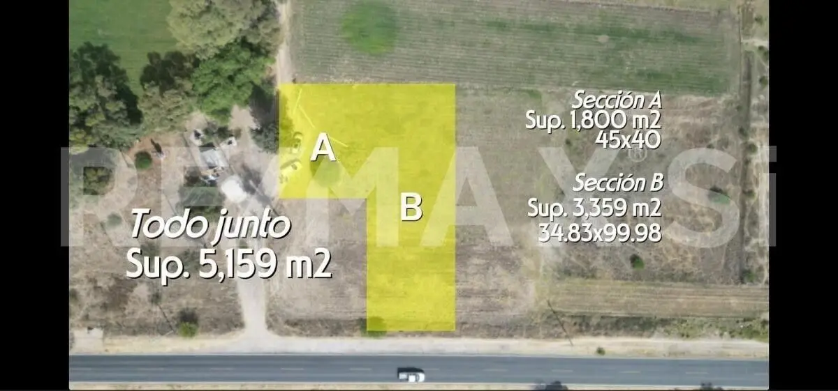 Venta-Terreno Agro-Industrial "Amazcala" — foto 3